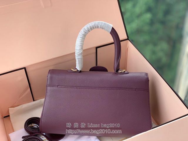 DELVAUX女包 春夏新款 Brillant系列手袋 德爾沃女手提包 女手腕包 DS0028 枚紫色 Delvaux單肩包  fcs1327